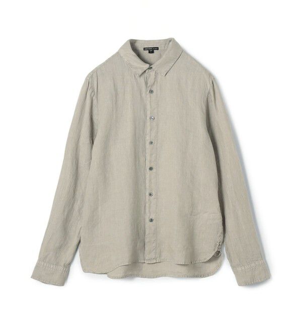 JAMES PERSE「ライトウェイト リネンシャツ MKO3867」|シャツ・ブラウス|16 グレー系