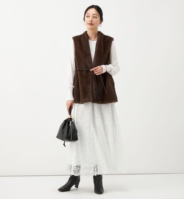 NOLLEY'S「【WEB＆一部店舗限定カラー】ウォッシャブル総レースマチスカート」|スカート|
