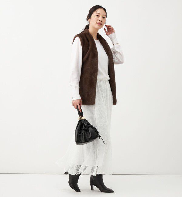 NOLLEY'S「【WEB＆一部店舗限定カラー】ウォッシャブル総レースマチスカート」|スカート|