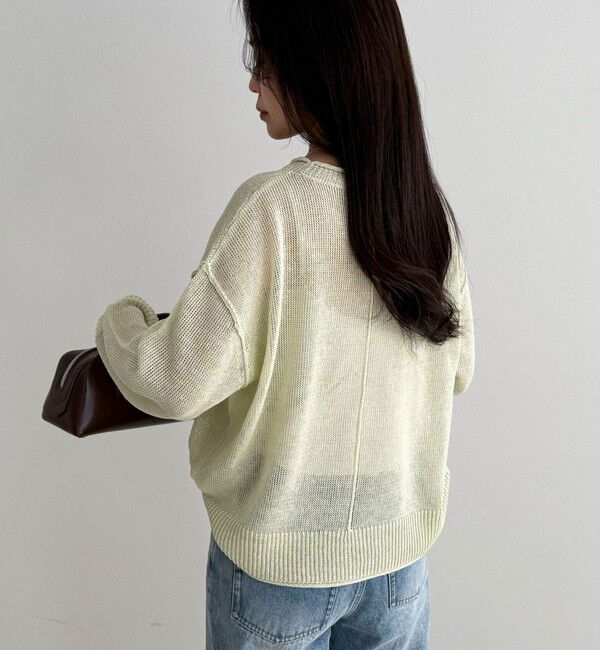fredy emue「LINEN100ニットプルオーバー」|ニット・セーター|