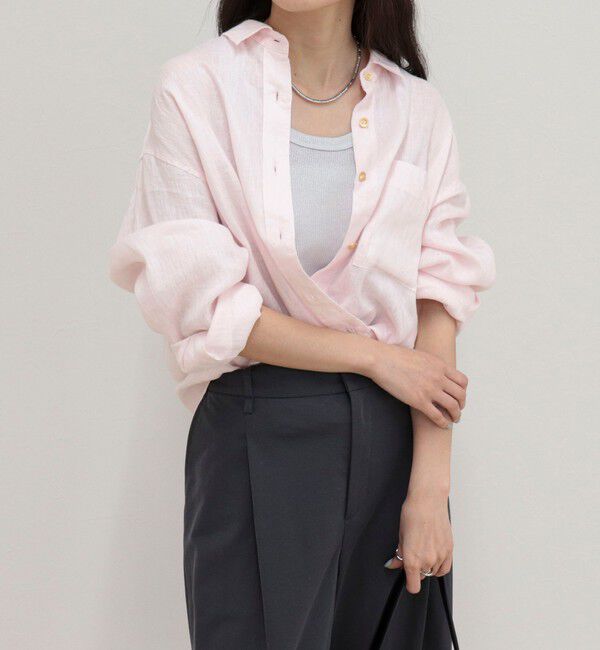 fredy emue「LINEN100 2WAYカシュクールシャツ」|シャツ・ブラウス|