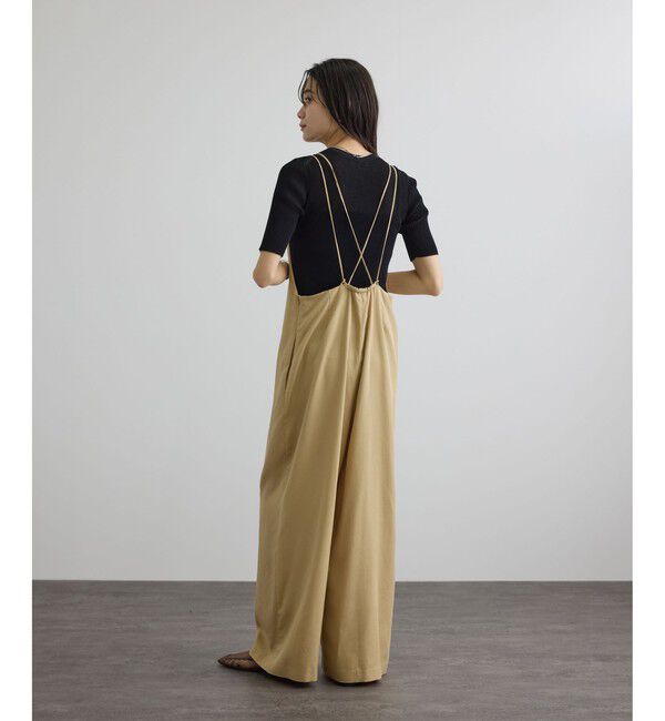 SALON adam et rope'「【WEB限定】シアーリブニットハーフスリーブプルオーバー」|Tシャツ・カットソー|