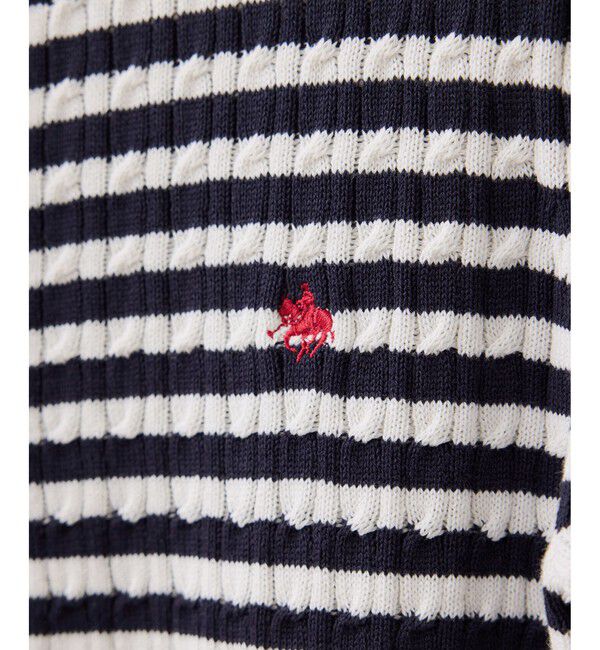 VIS「【POLO BCS】VIS別注クルーネックカーデ」|カーディガン|