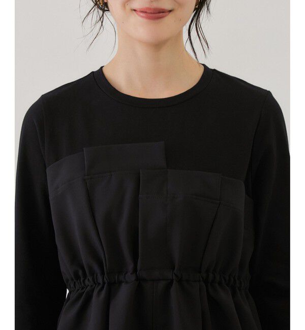 VIS「【WEB限定】ビスチェドッキングペプラムロングスリーブTシャツ」|Tシャツ・カットソー|