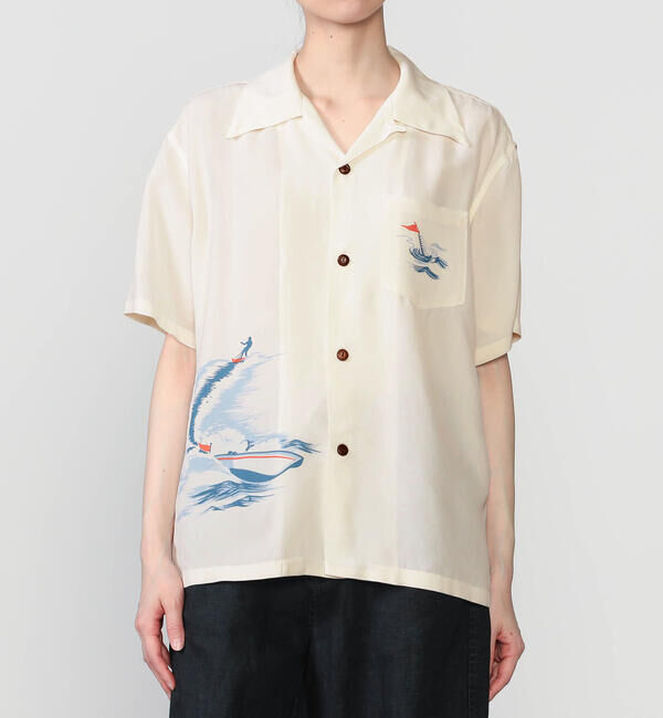  「SUN SURF | ハワイアンシャツ &ldquo;WATER SKIING&rdquo; WOMEN」|シャツ・ブラウス|OFFWHITE