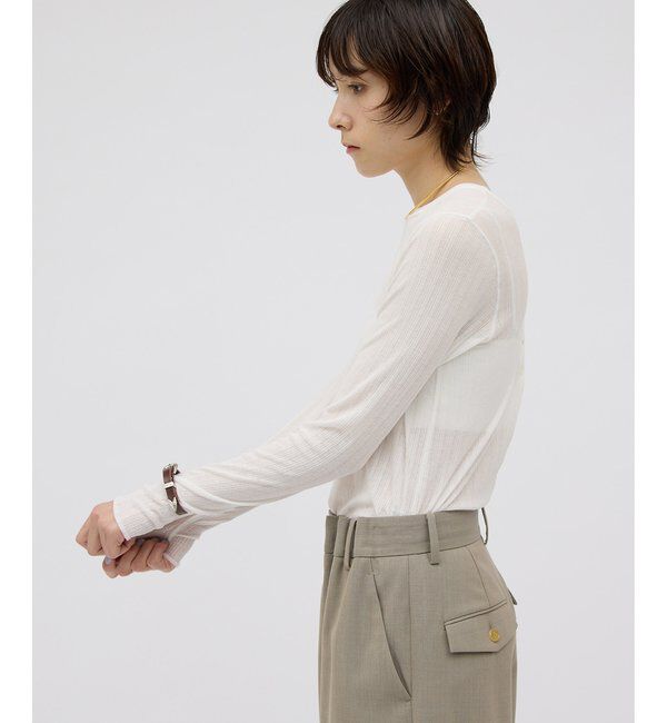 GEMINI「《前後2WAY着用可》【GEMINI】テレコカットソー」|Tシャツ・カットソー|