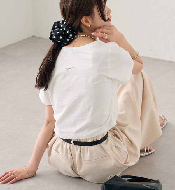  「バックロゴプリントちびTシャツ」|Tシャツ・カットソー|