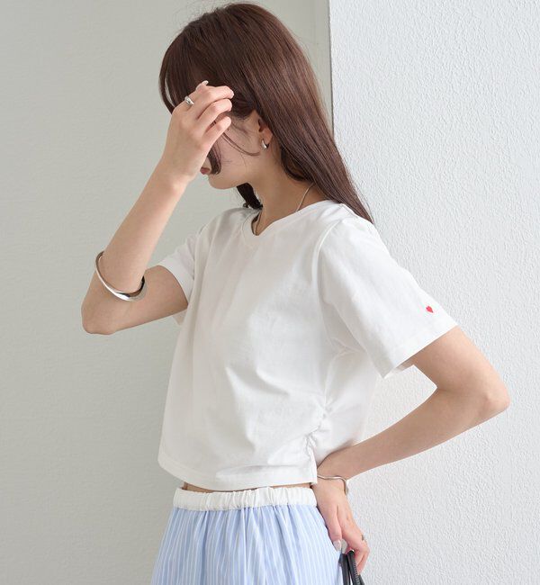  「バックロゴプリントちびTシャツ」|Tシャツ・カットソー|