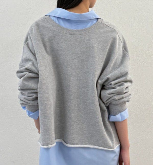  「スキッパーショートスウェット」|Tシャツ・カットソー|
