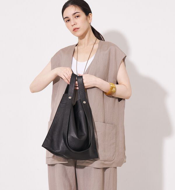 collex「【WEB限定】【BEAURE/ヴュレ】カウレザー 2WAY ハンドル トートバッ」|トートバッグ|