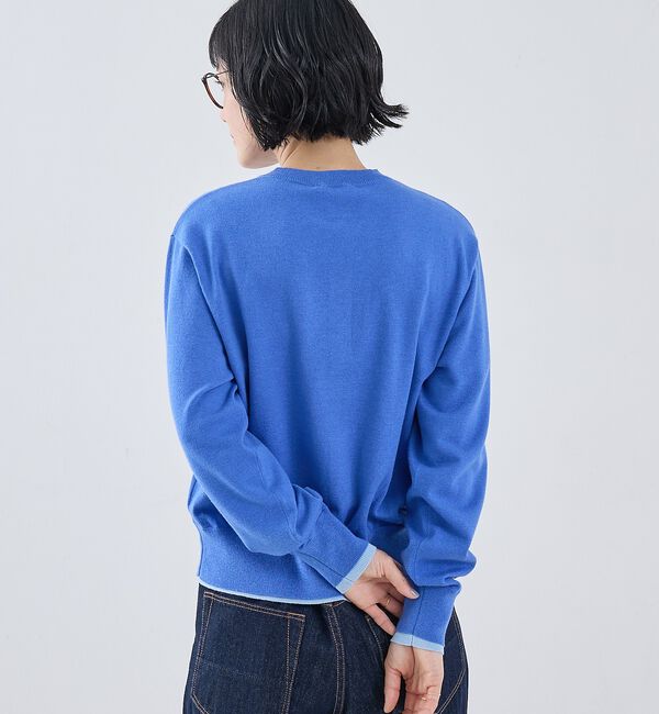 collex「バイカラーコンパクトカーディガン」|カーディガン|