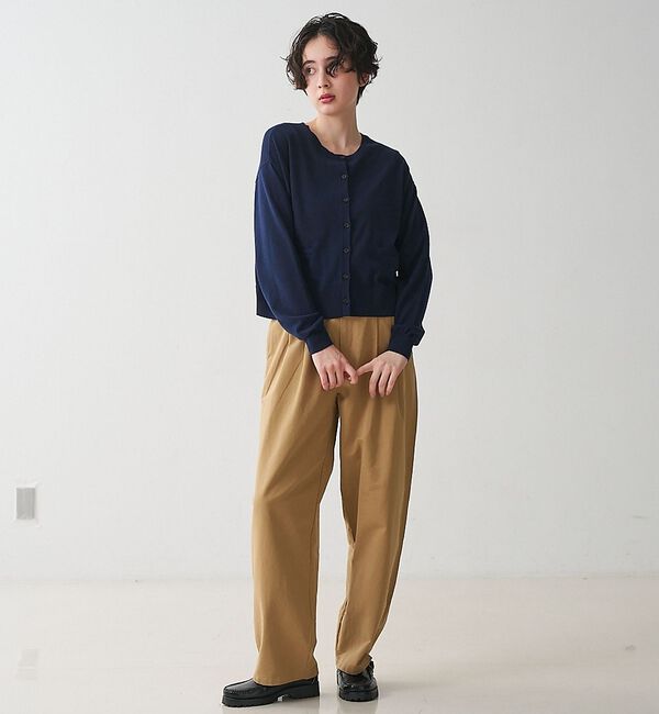 collex「クルーネックショート丈カーディガン」|カーディガン|