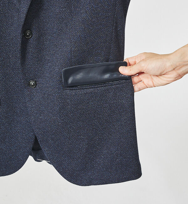 ABAHOUSE「【セットアップ対応/FLEX JACKET】ムリネ ジャージ  ジャケット」|テーラードジャケット|