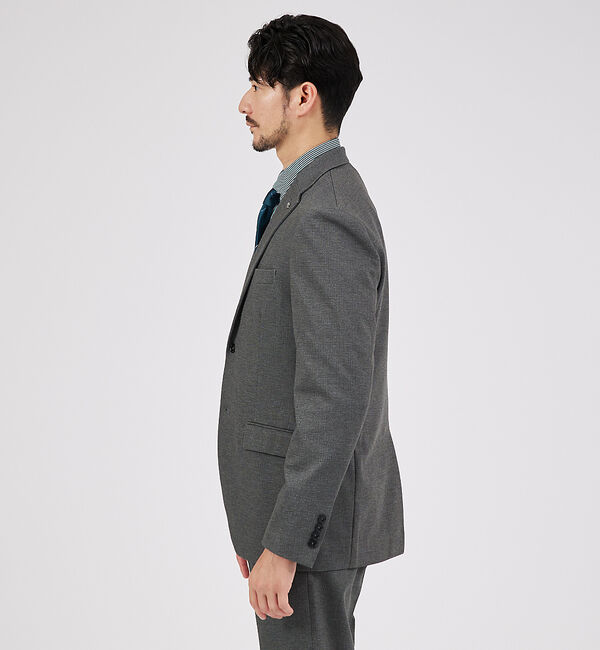 ABAHOUSE「【セットアップ対応 / FLEX JACKET】ストレッチポンチ ジャケット」|テーラードジャケット|
