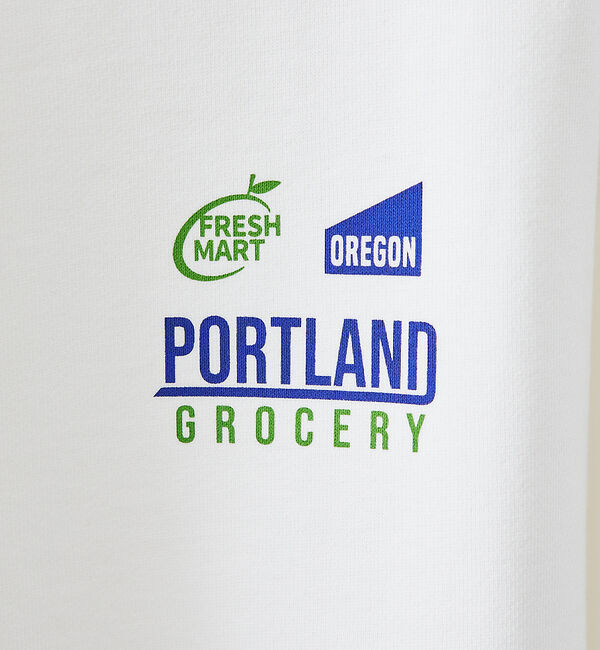 ABAHOUSE「【PORTLAND-GROCERY】ロゴプリント クルーネックスウェット / L」|スウェット・ジャージ|
