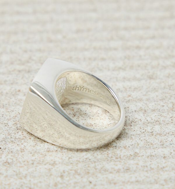 ABAHOUSE「【UNISEX】CUSHION FRAME RING / クッションフレーム リ」|リング|