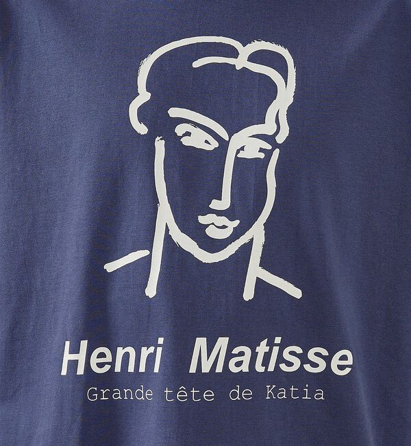 ABAHOUSE「【Henri Matisse / アンリ・マティス】ラインアート グラフィック」|Tシャツ・カットソー|