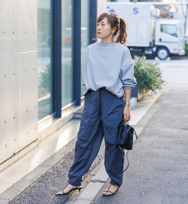 Rouge vif「ゆるシルエットバックヘンリーカットプルオーバー」|Tシャツ・カットソー|