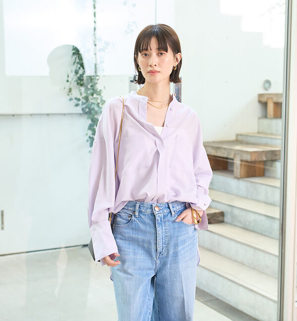 Rouge vif「NEWドルマンビッグシャツ」|シャツ・ブラウス|