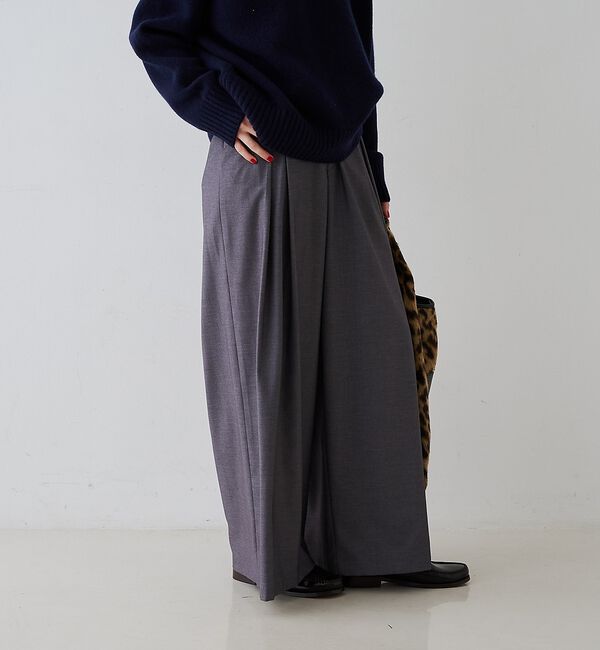 Rouge vif「タックワイドストレートパンツ」|その他|