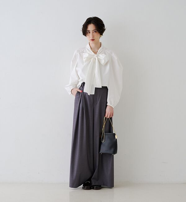 Rouge vif「タックワイドストレートパンツ」|その他|