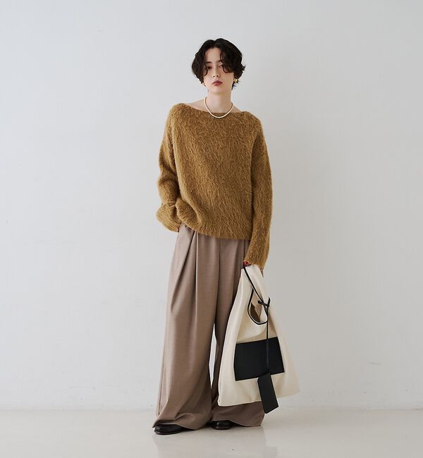 Rouge vif「タックワイドストレートパンツ」|その他|