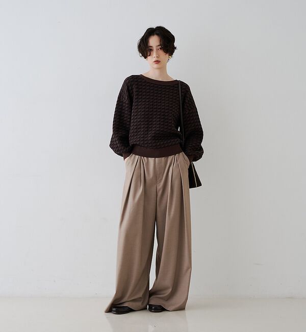 Rouge vif「タックワイドストレートパンツ」|その他|