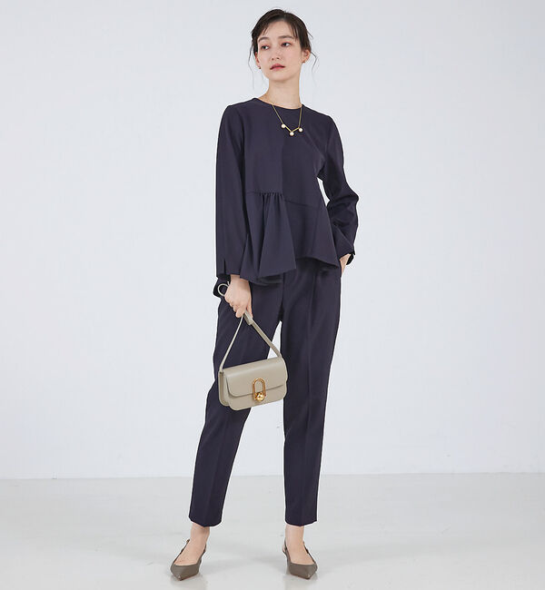 qualite「タックテーパードパンツ」|その他|
