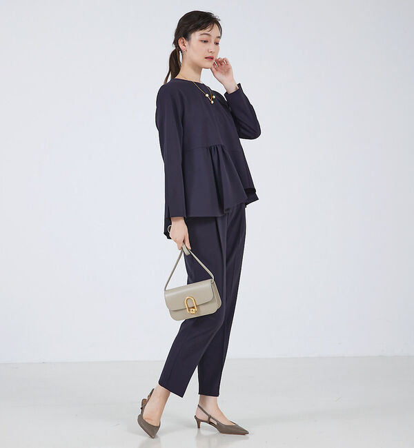 qualite「タックテーパードパンツ」|その他|