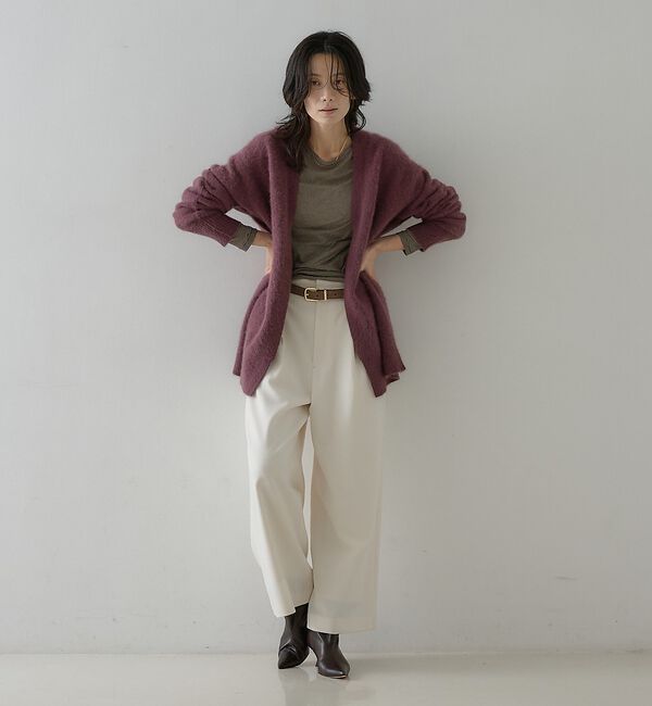 qualite「フォックスウールカーディガン」|カーディガン|