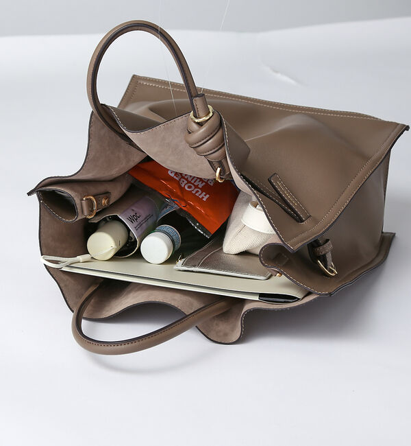 LOWELL things「【TVドラマ使用商品】Swell/2WAYギャザーオープントートBAG L」|トートバッグ|