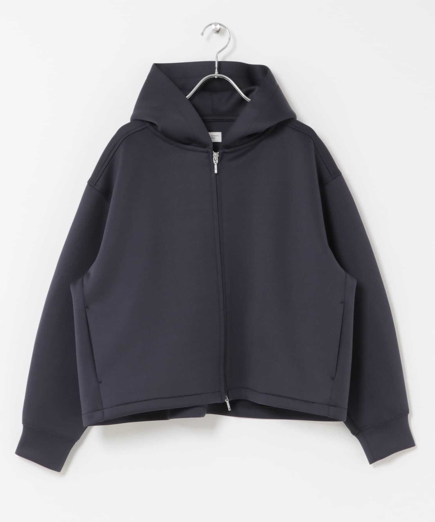 URBAN RESEARCH DOORS「『WEB限定』ダンボールニットバックフレアフーディー 26AW」|ノーカラーコート|