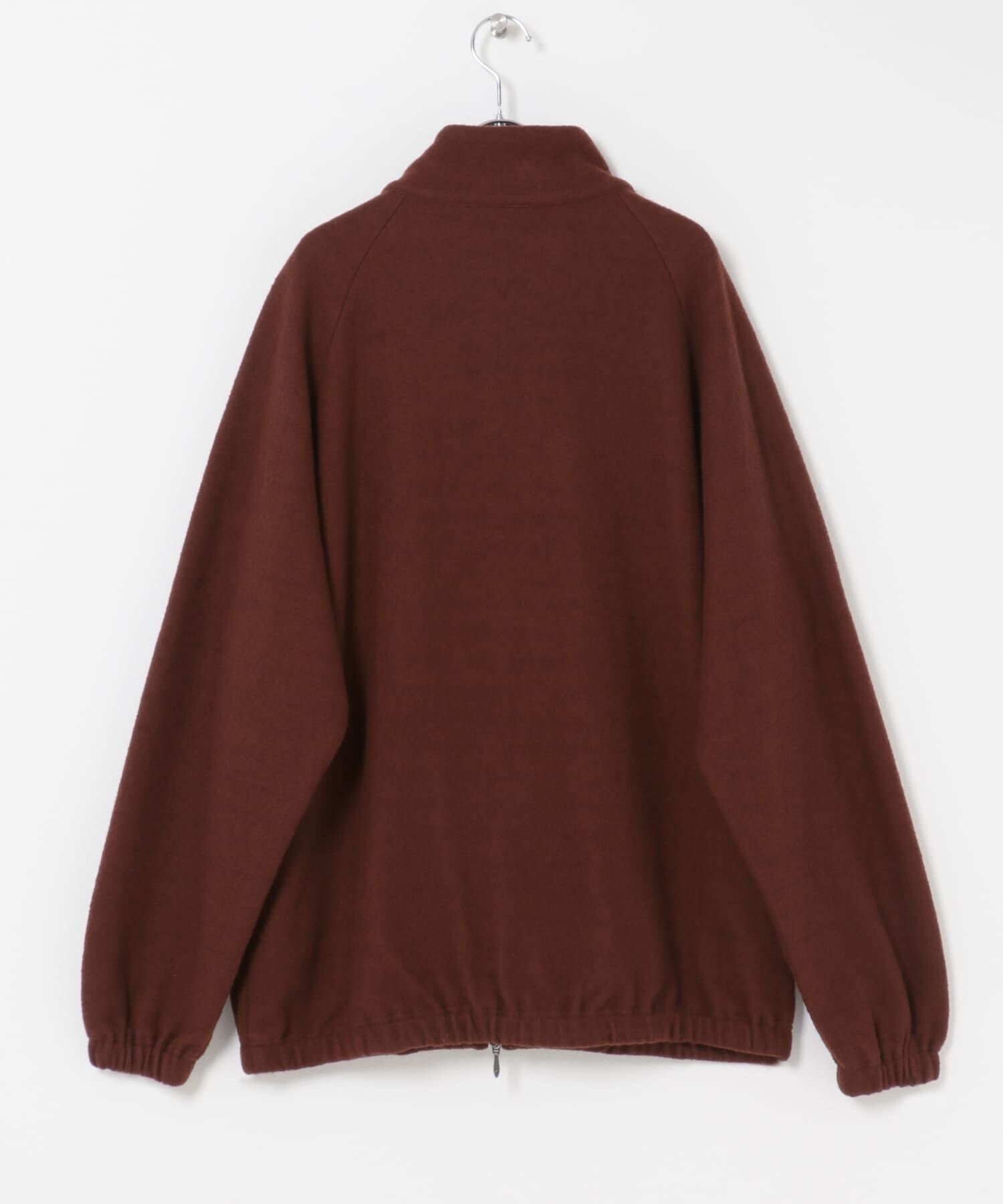 URBAN RESEARCH DOORS「Wool Fleece Track Jacket」|ノーカラーコート|