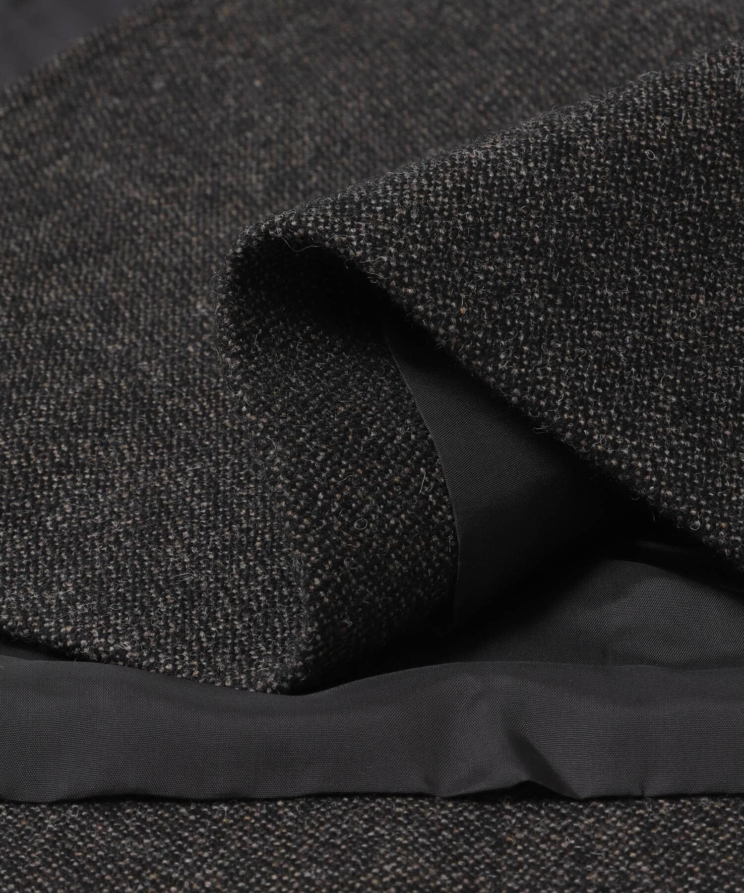 URBAN RESEARCH DOORS「Oilcut Melton Over Coat」|ノーカラーコート|