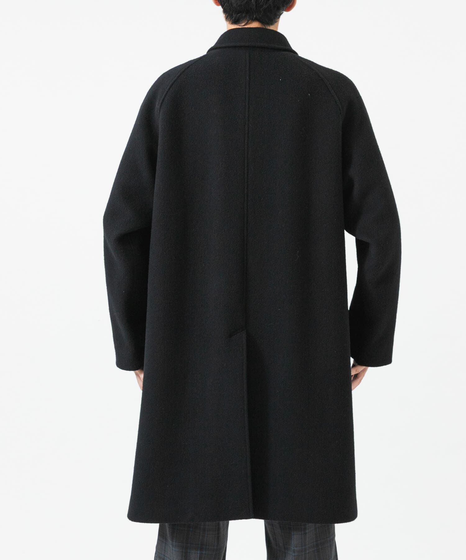 URBAN RESEARCH「WOOL BAL COLLAR COAT」|ノーカラーコート|