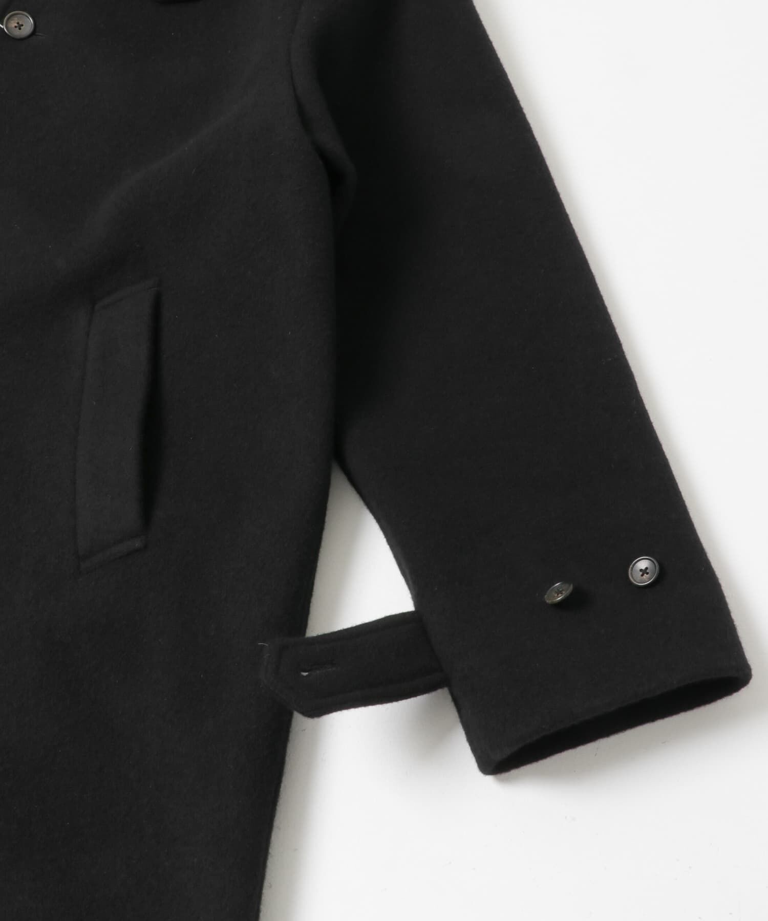 URBAN RESEARCH「WOOL BAL COLLAR COAT」|ノーカラーコート|
