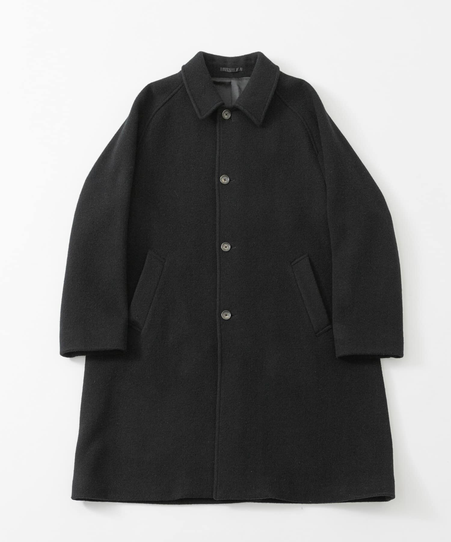URBAN RESEARCH「WOOL BAL COLLAR COAT」|ノーカラーコート|