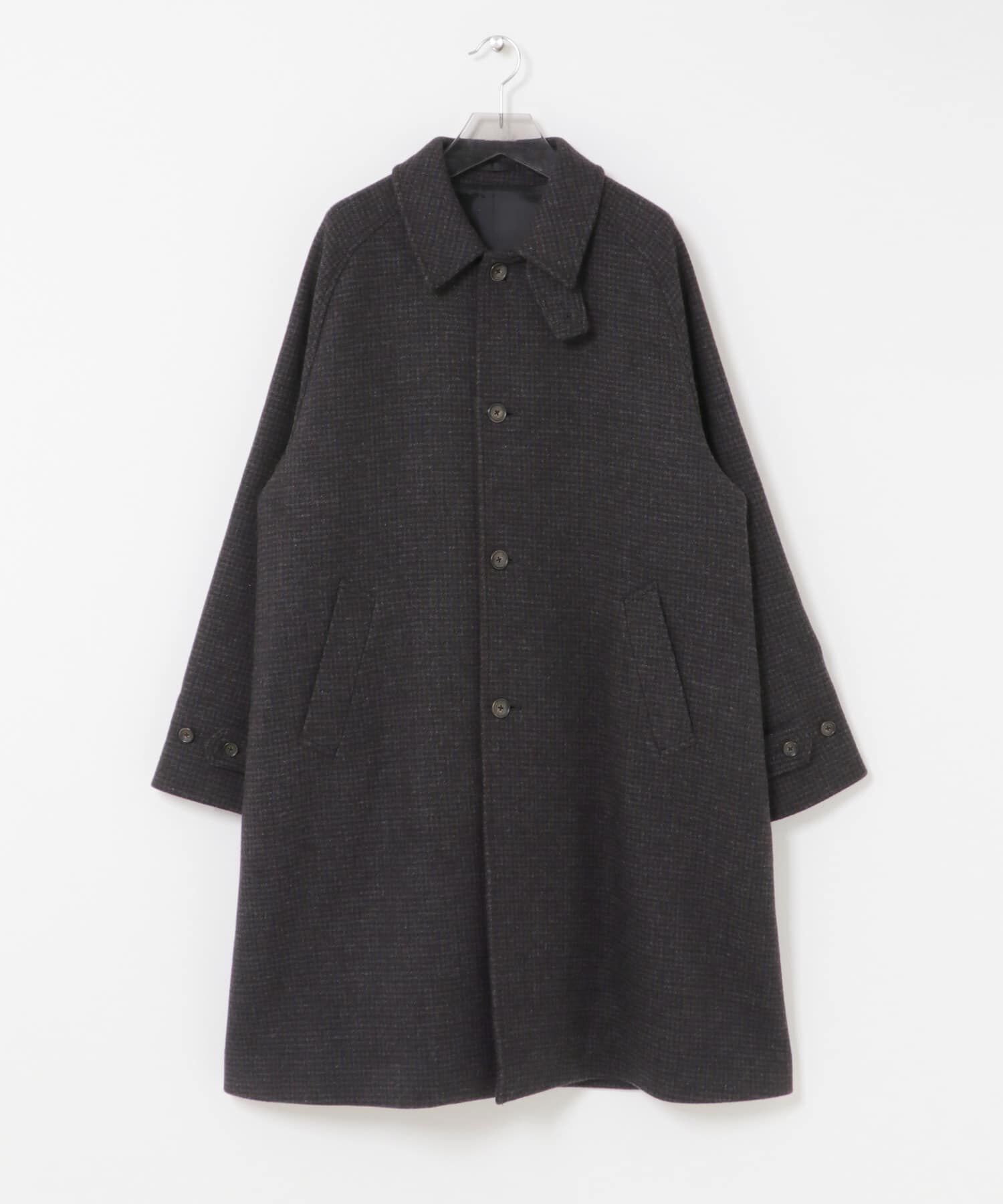URBAN RESEARCH「WOOL BAL COLLAR COAT」|ノーカラーコート|