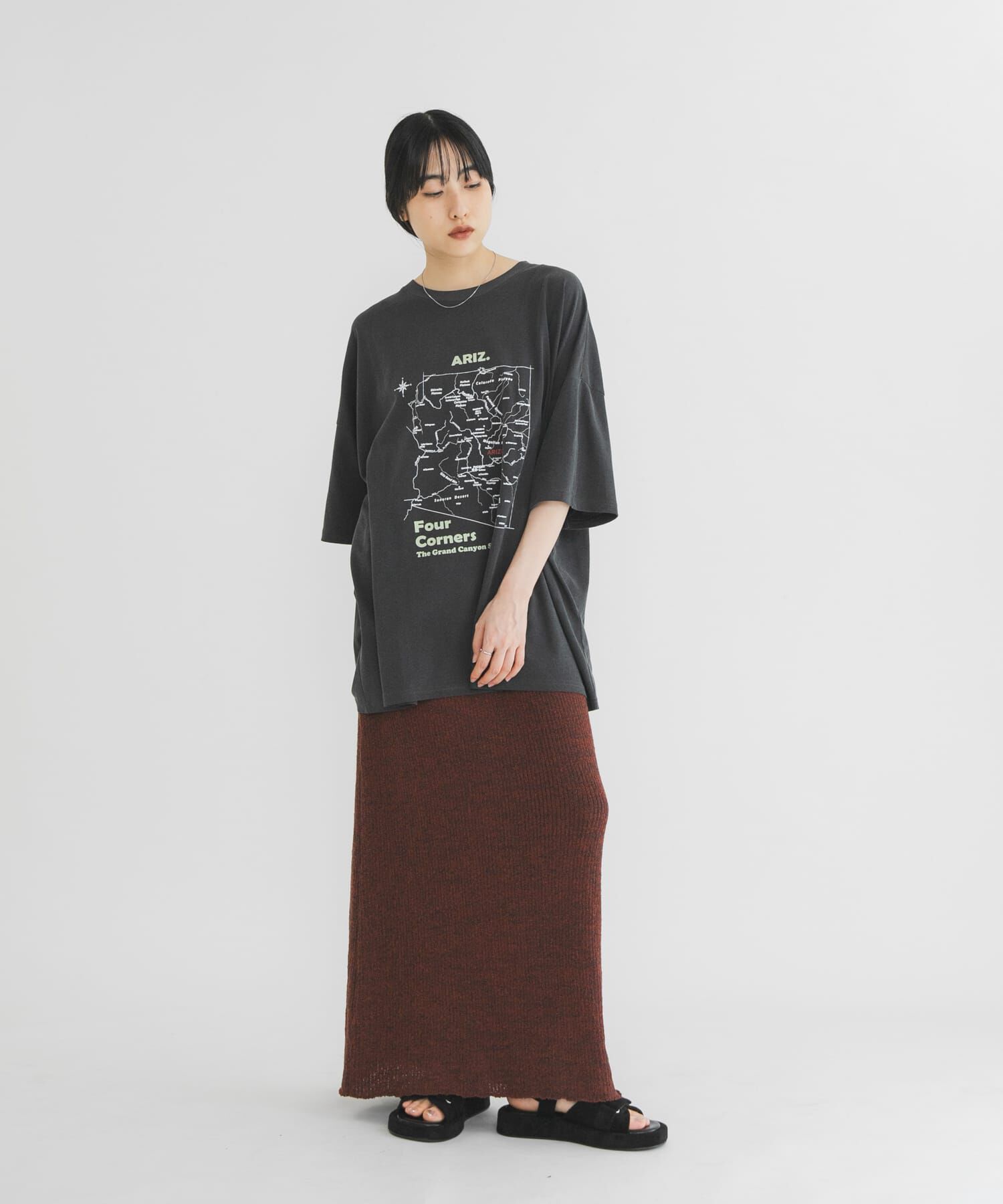  「オーバーサイズプリントTEE」|Tシャツ・カットソー|