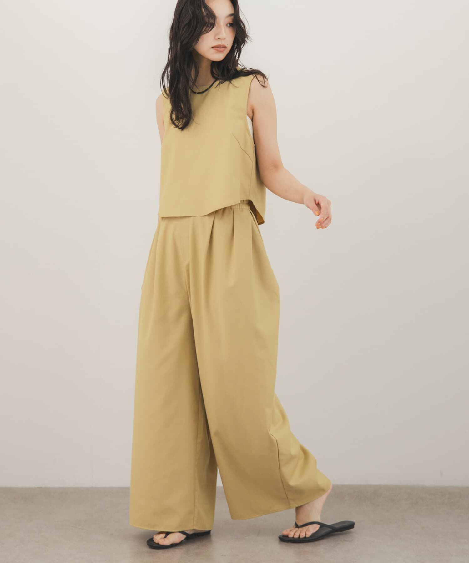  「ミニマルトップスSETワイドパンツ」|その他|