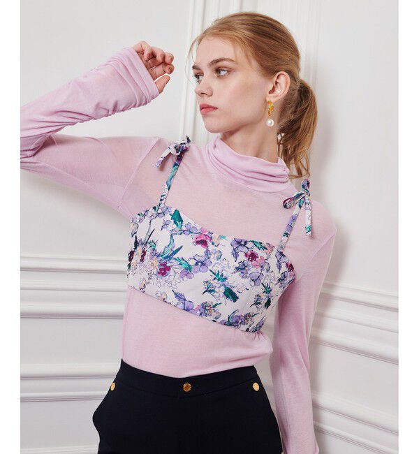 LOULOU WILLOUGHBY「【LOULOU WILLOUGHBY】シルクジャージプルオーバー」|Tシャツ・カットソー|