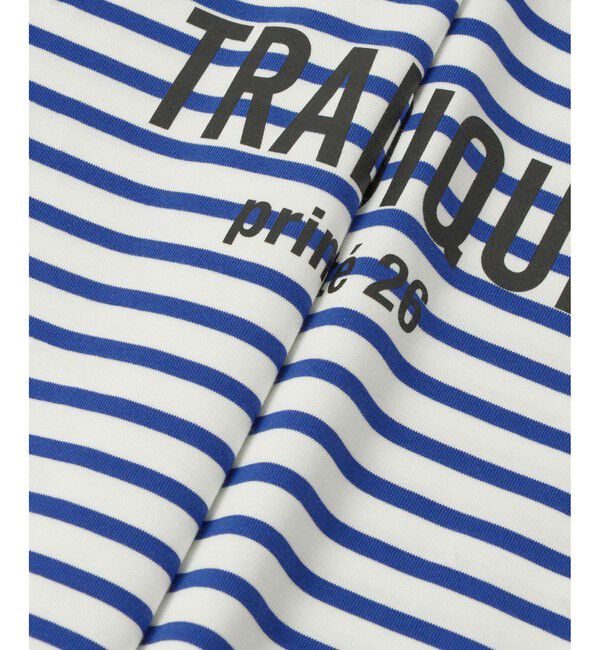 allureville「ボーダーロゴＴ」|Tシャツ・カットソー|
