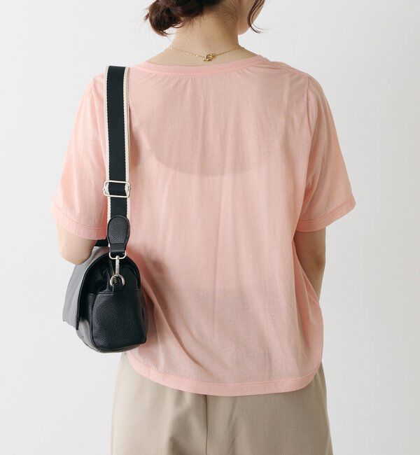  「シアーシンプルTシャツ」|プルオーバー|
