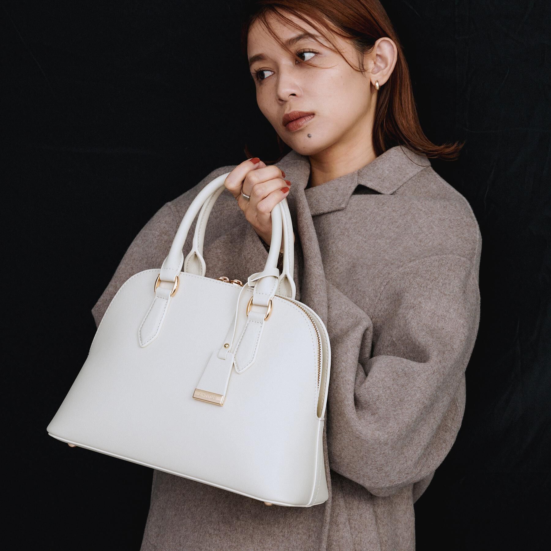 UNTITLED「【追加8／名品】2WAYポケットボストンバッグ」|ハンドバッグ|