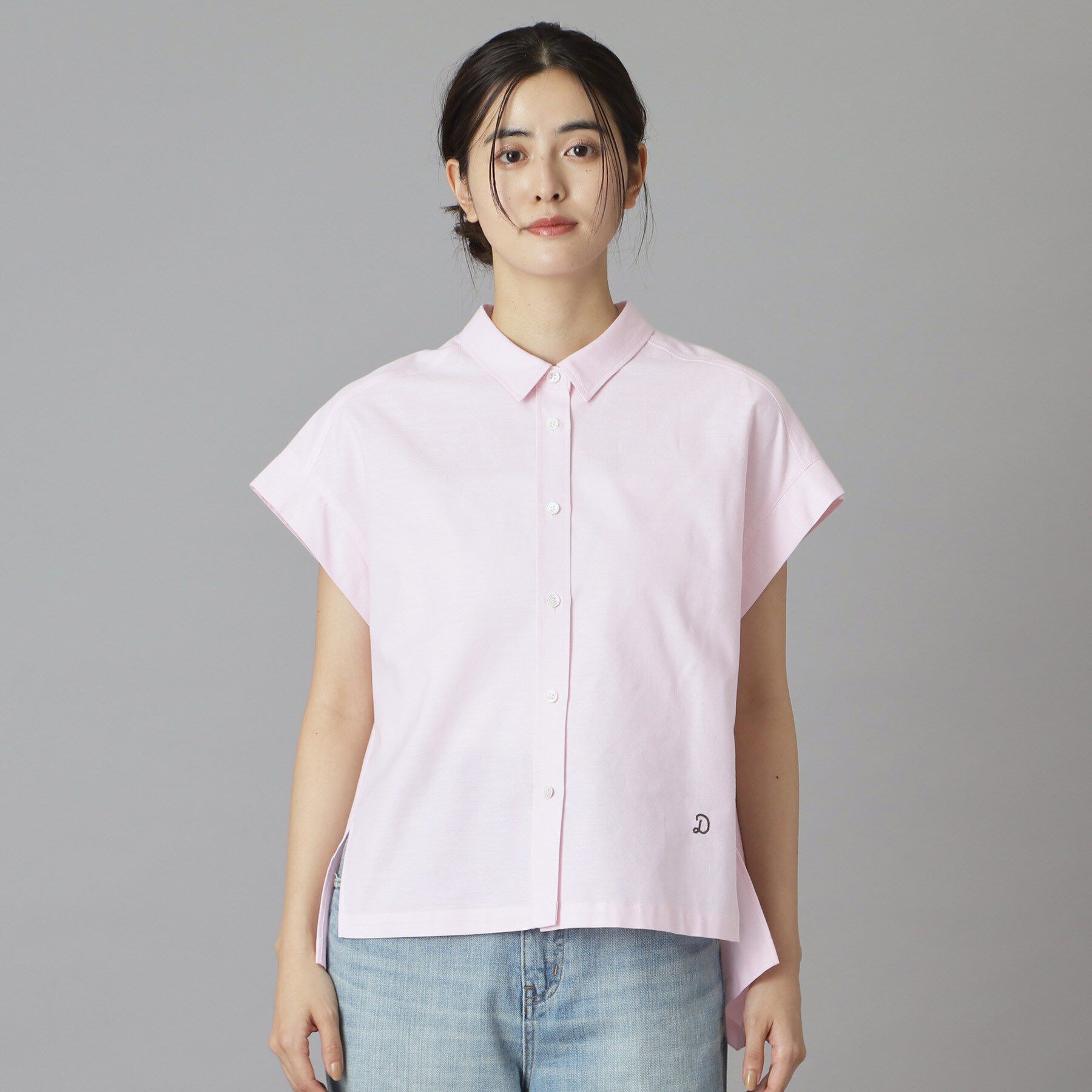 DRESSTERIOR「【毎年人気/ウォッシャブル】バックフレアオックスシャツ」|シャツ・ブラウス|