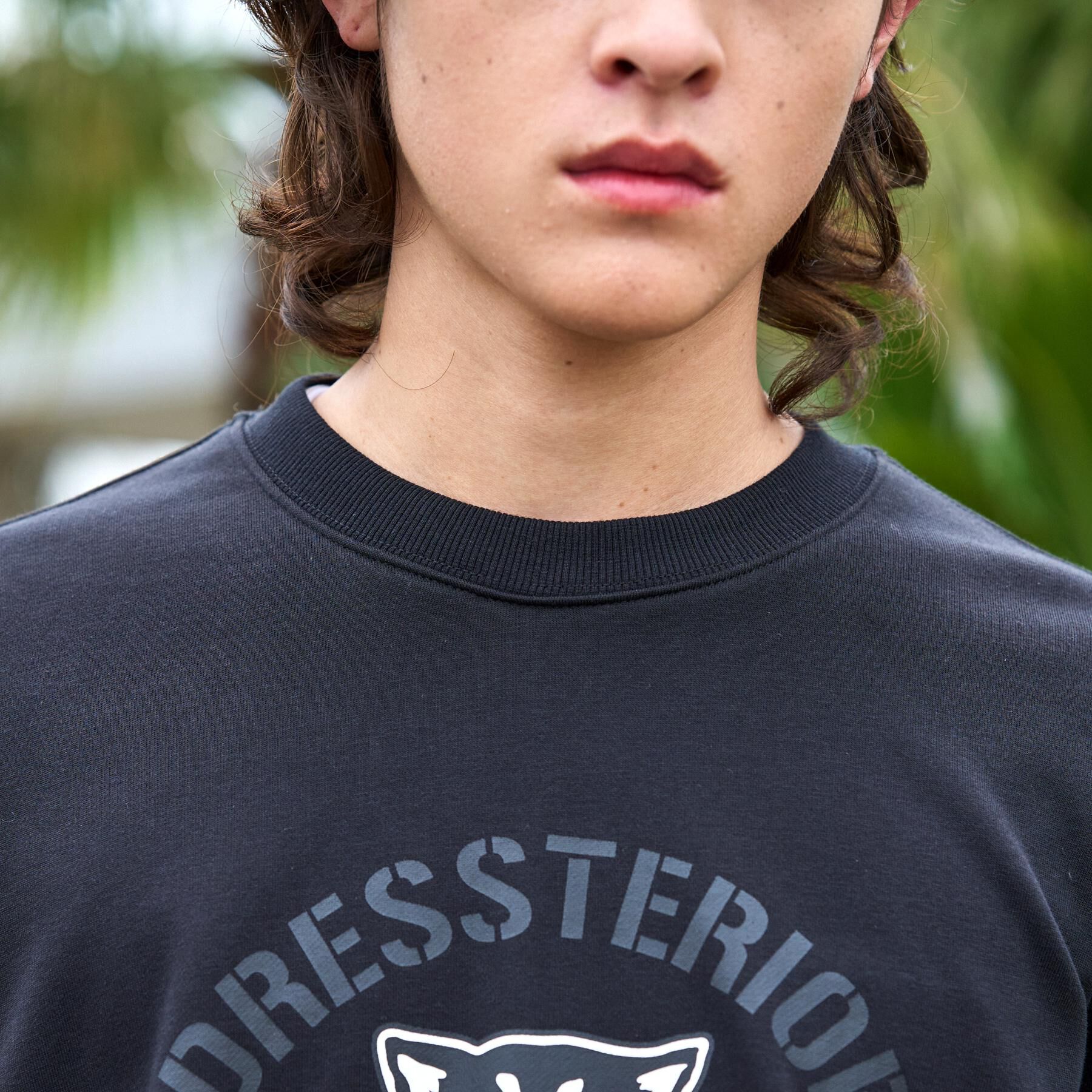 DRESSTERIOR「ミサイルキャット 裏起毛スウェットクルーネックTシャツ」|Tシャツ・カットソー|