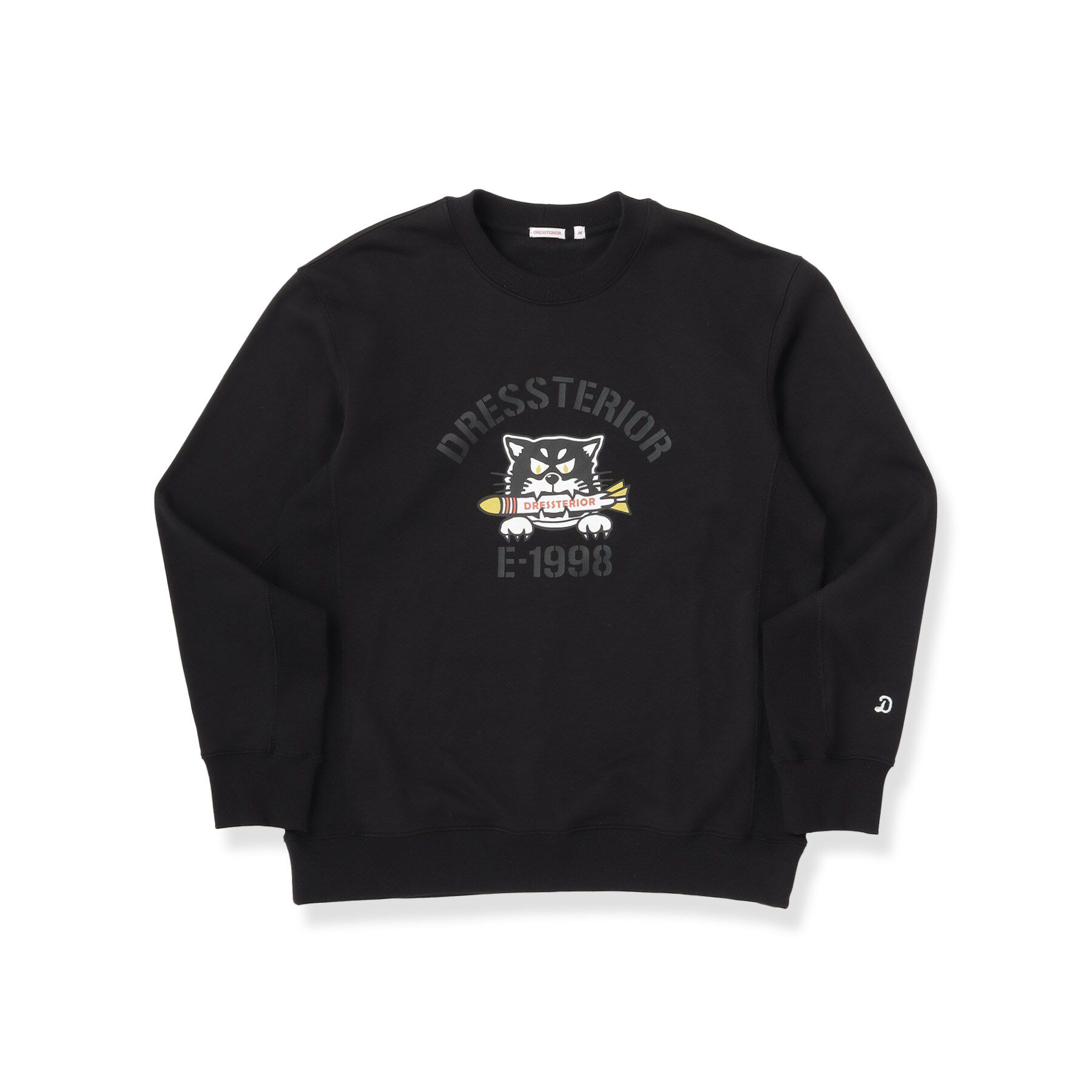 DRESSTERIOR「ミサイルキャット 裏起毛スウェットクルーネックTシャツ」|Tシャツ・カットソー|