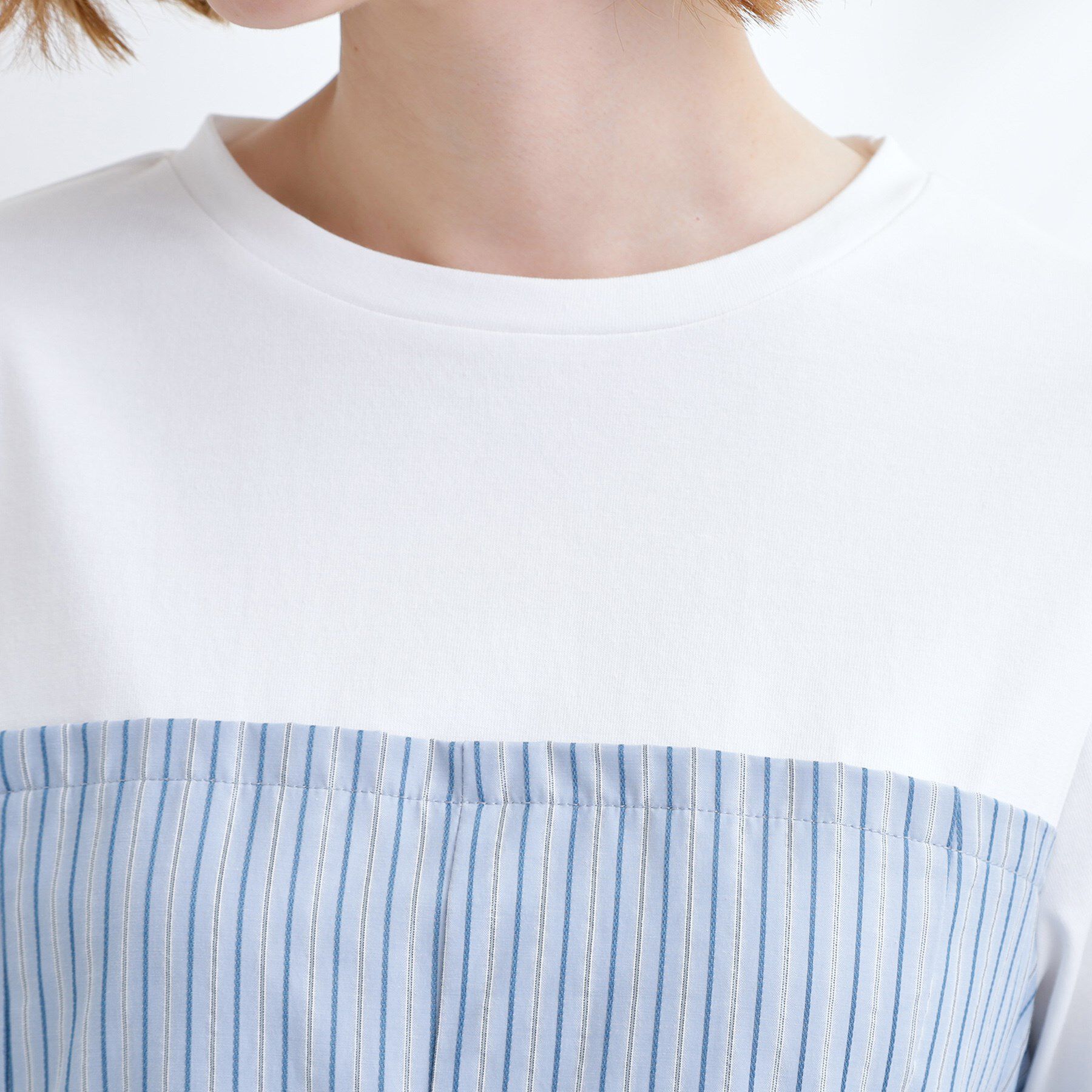 grove「贅沢フレアーが高見え ドッキングビスチェT」|Tシャツ・カットソー|