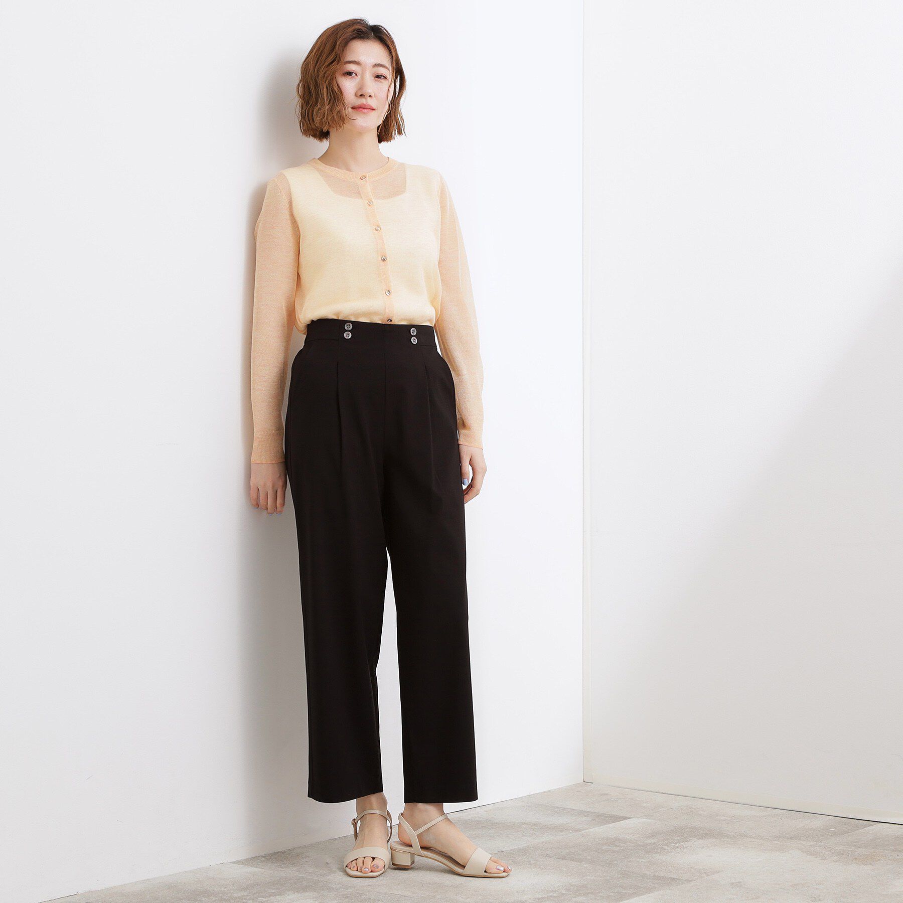 grove「【シリーズ累計13万枚/UVケア】ハイパーストレッチ ワイドクロップドパンツ」|その他|