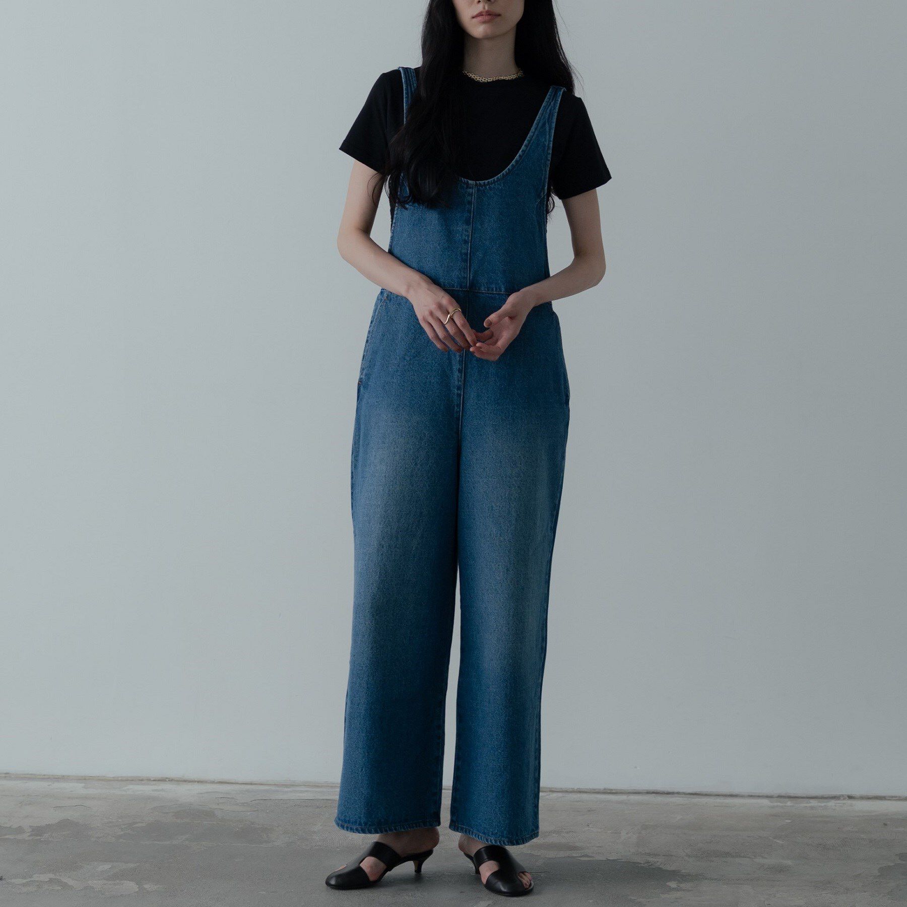 GALLEST「デニムサロペット」|オールインワン|